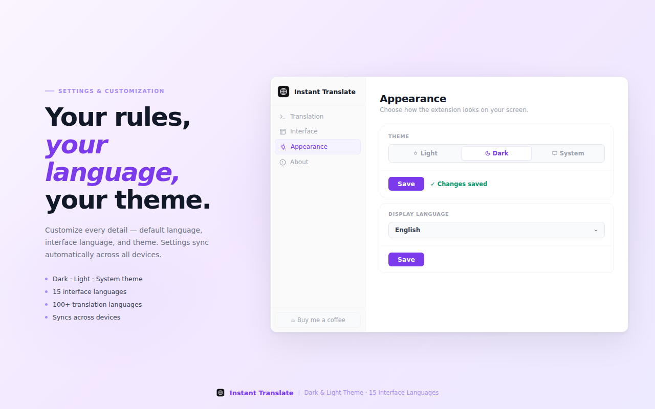 Instant Translate screenshot 3 - Translation in action